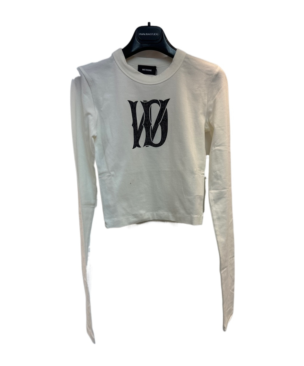 We11 Done Long-sleeved T-shirt In Gray