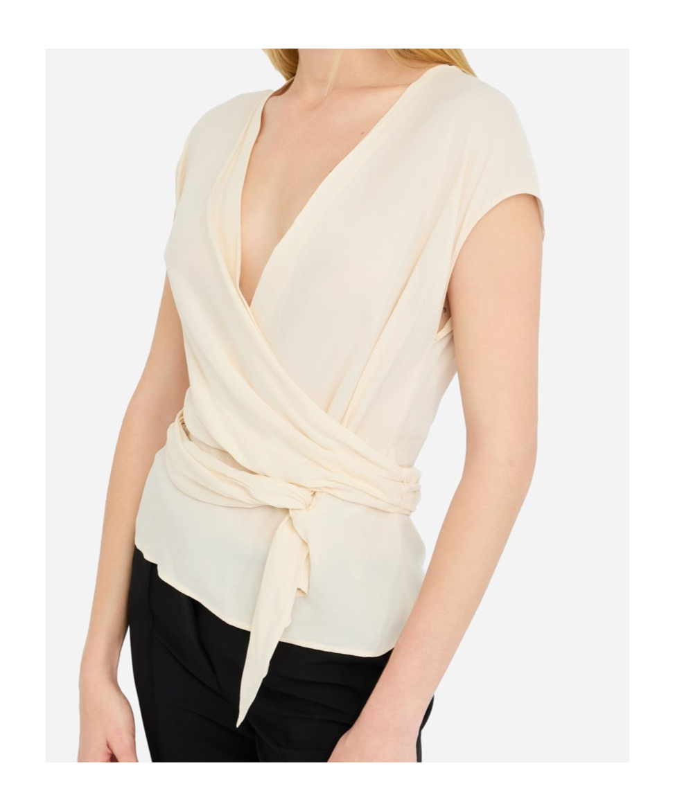 Liu •jo Top Liu Jo Woman Color Ivory In White