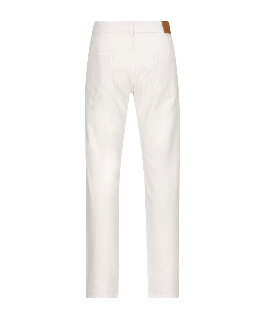 Loro Piana Men's 5-pocket Pants In White