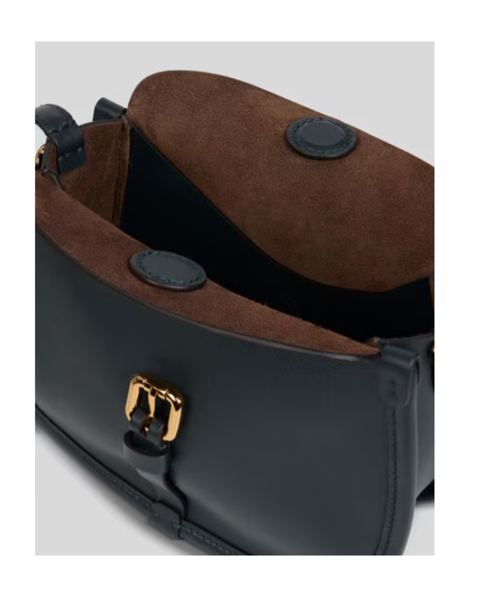 Etro Small Pony Buckled Shoulder Bag In Blue