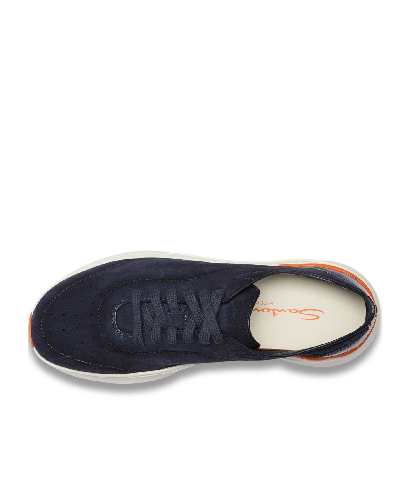 Santoni Bounce Lace-up Sneakers In Blue