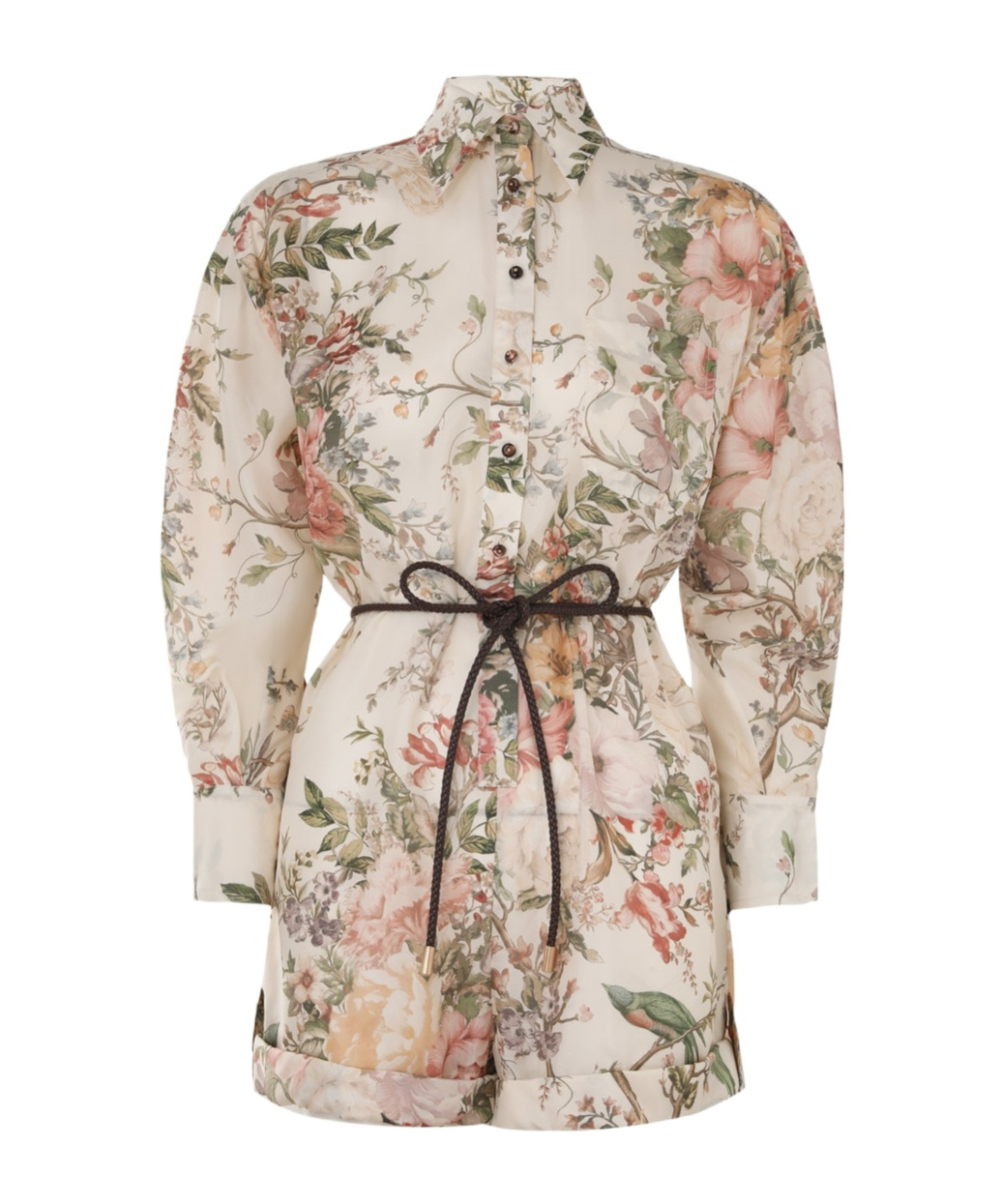 ZIMMERMANN WAVERLY SHIRT JUMPSUIT 