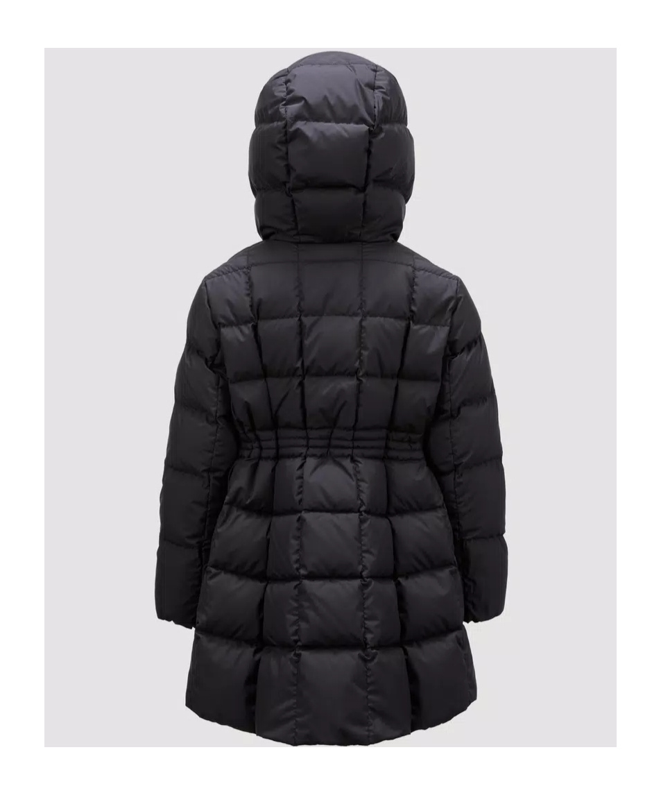 Moncler Enfant Arina Hooded Down Jacket In Black