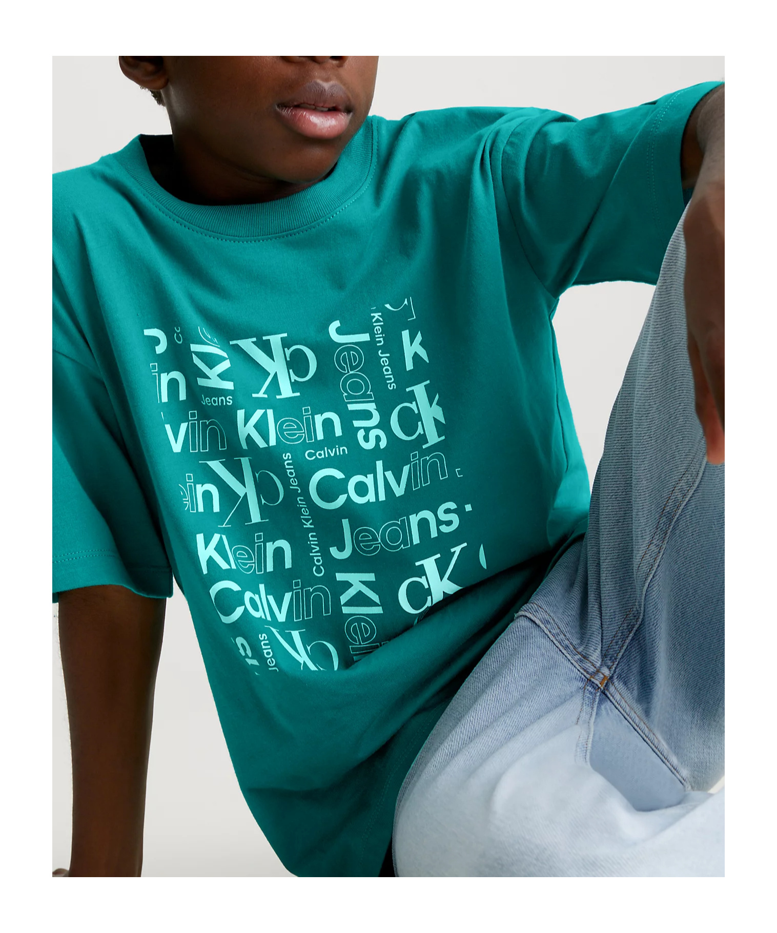 Calvin Klein Short-sleeved T-shirt In Green