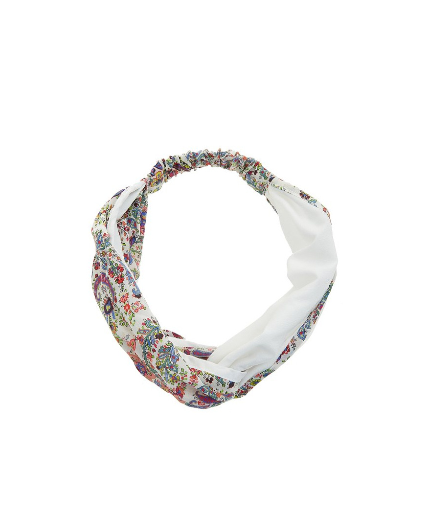 Etro Pattern Hair Band In White