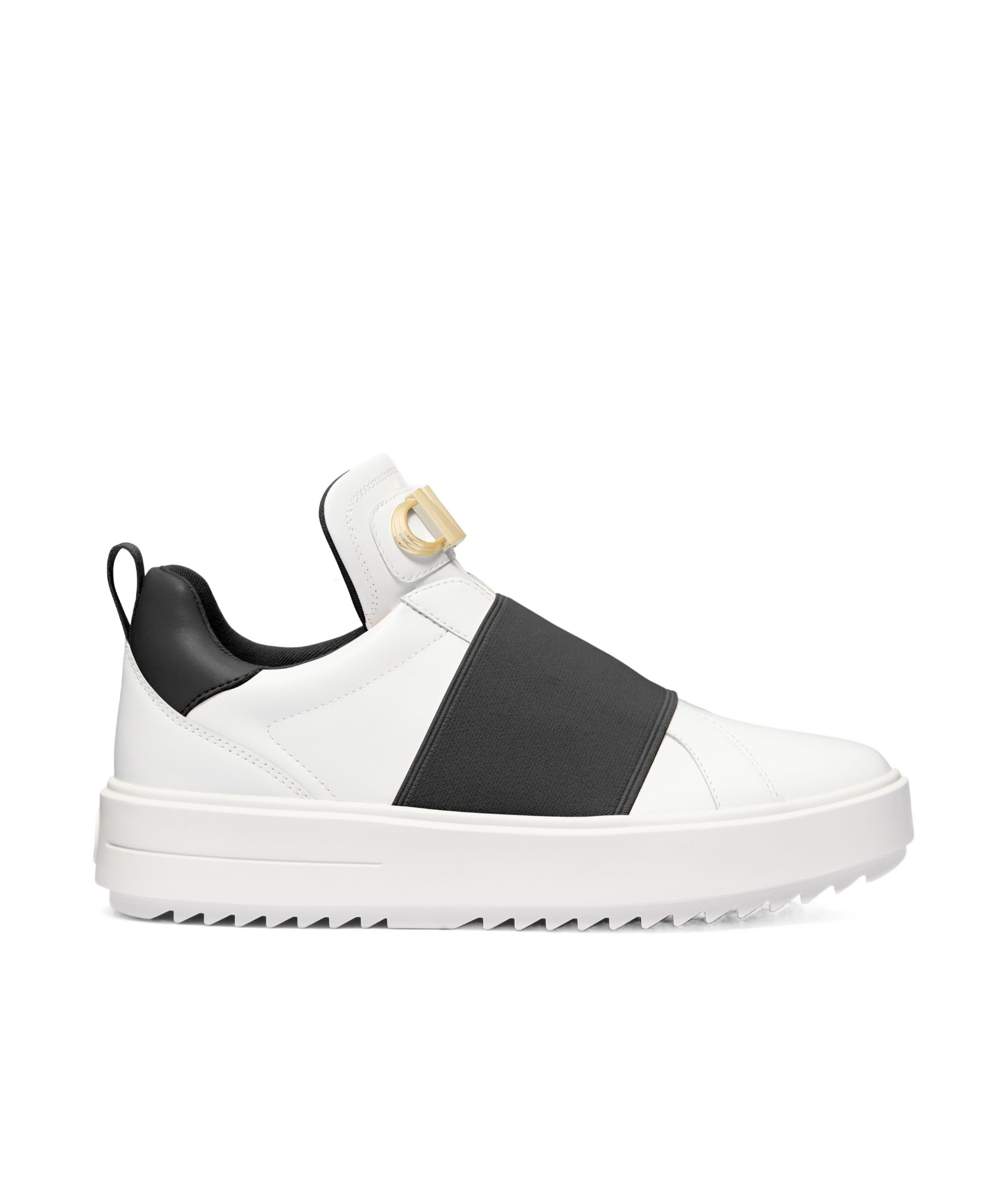 Michael Kors Emmett Round Head And Low Top Casual Shoes In White
