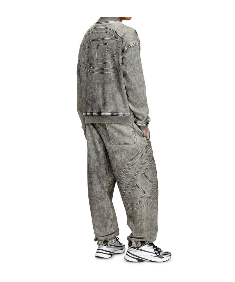 Shop Diesel D-carly-s Sport Jacket In Gray