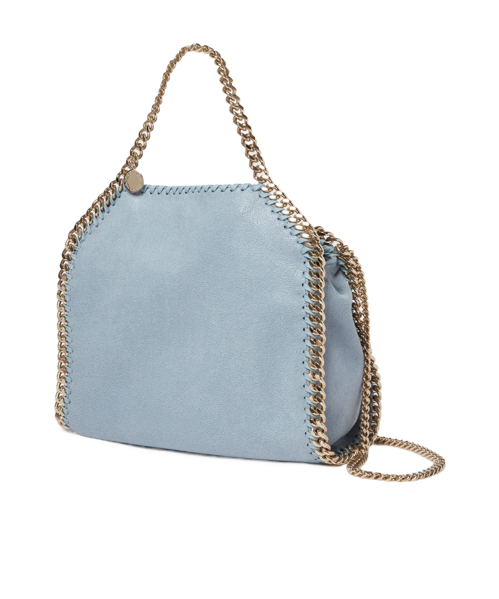 Stella Mccartney Falabella Mini Tote Bag In Gray
