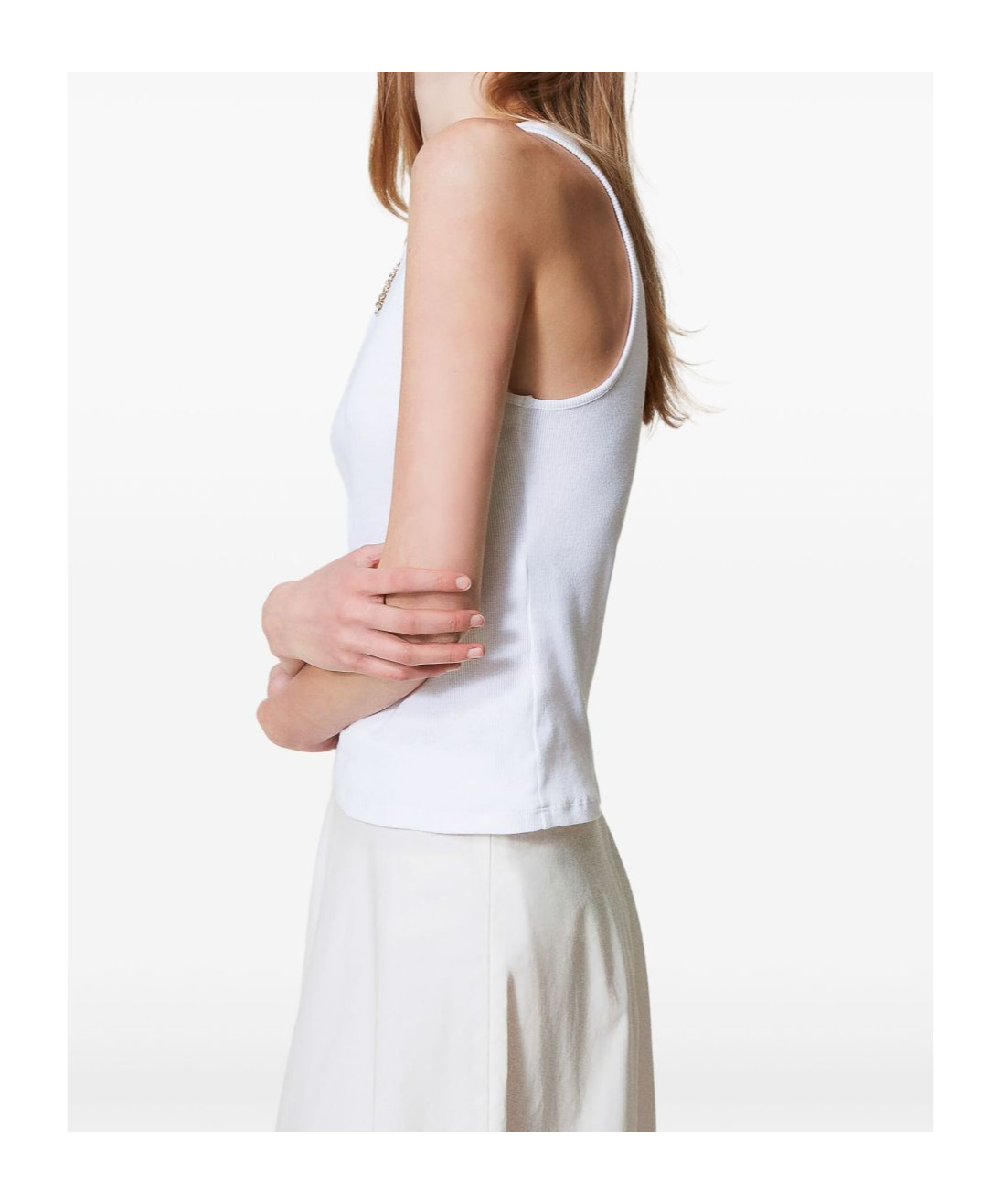 Shop Twinset Cotton Tank Top