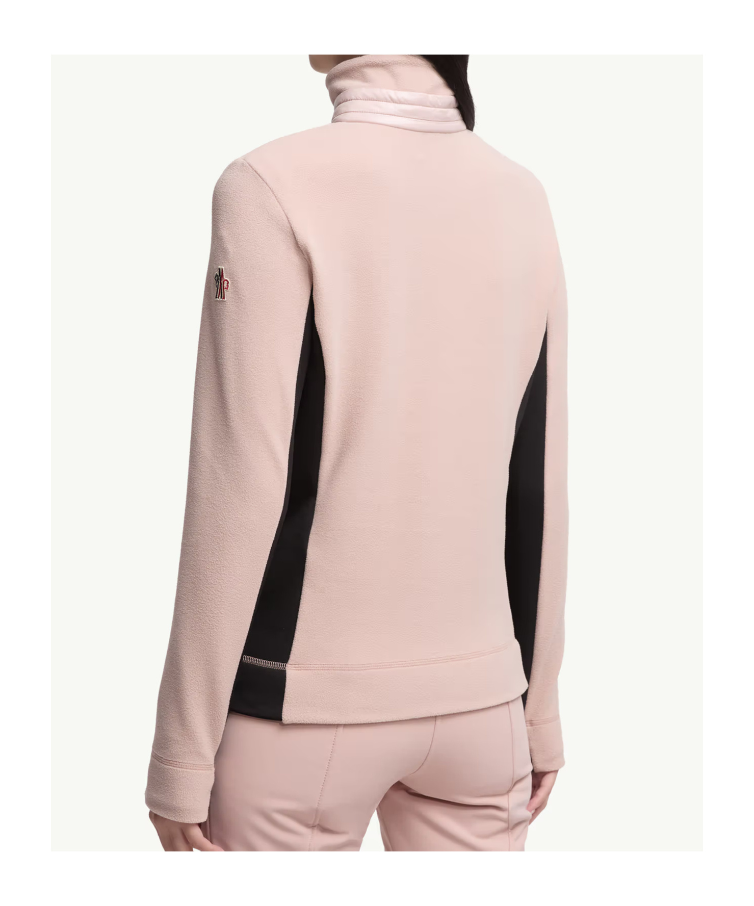 Moncler Half-zip Sweatshirt In Pink