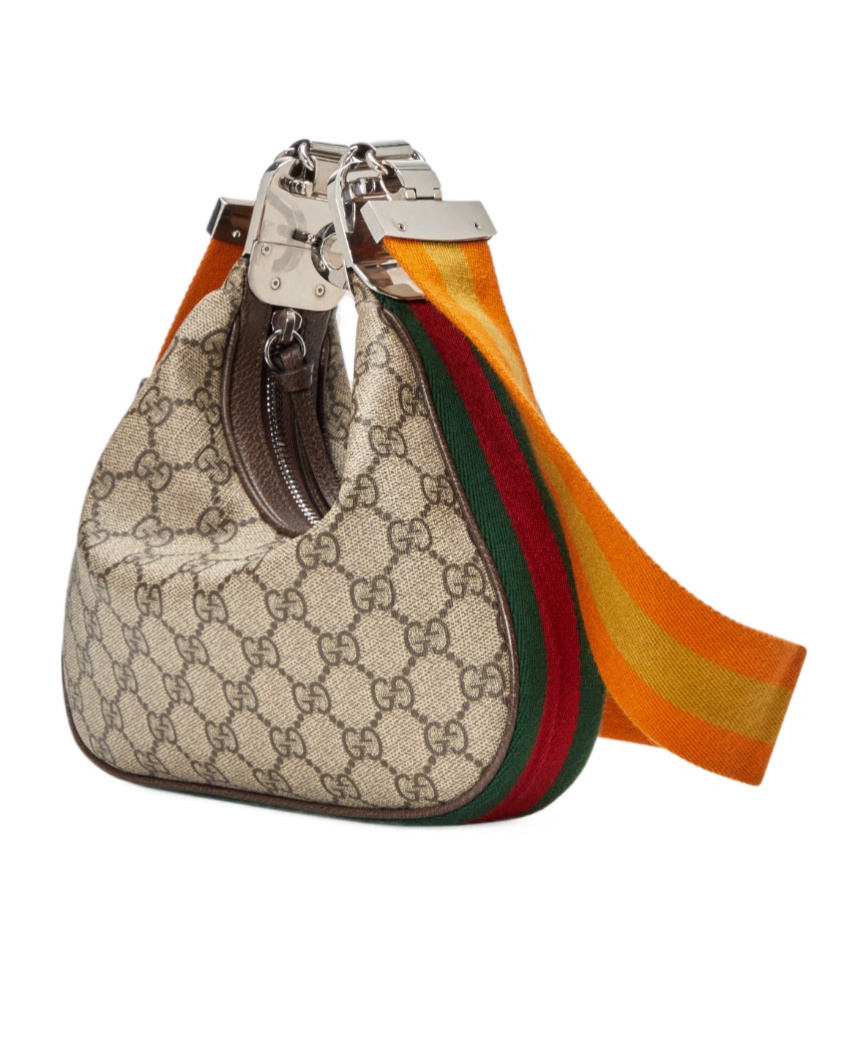 Gucci Gg Supreme Interchangeable-strap Shoulder Bag In Multicolor