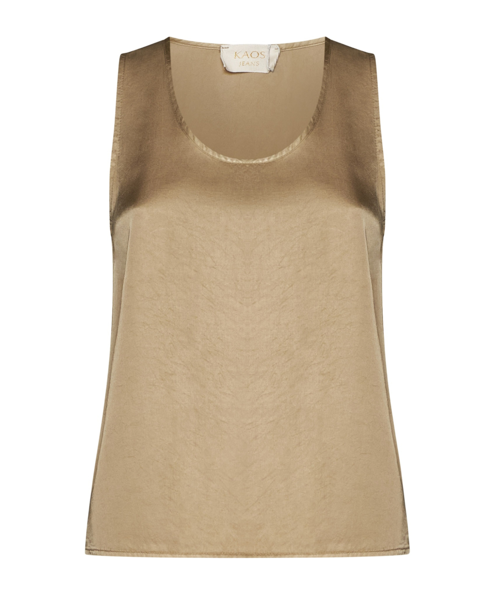 Kaos Crew Neck Vest In Neutral