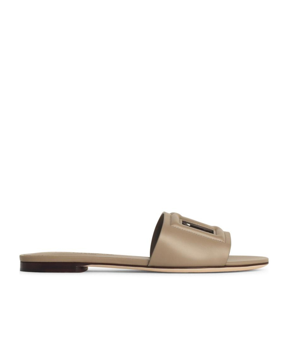 Dolce & Gabbana 'dg' Slides In Nude