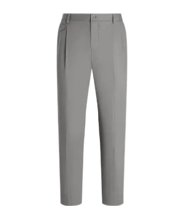 Dolce & Gabbana Casual Pants With Belt Loops In Gray