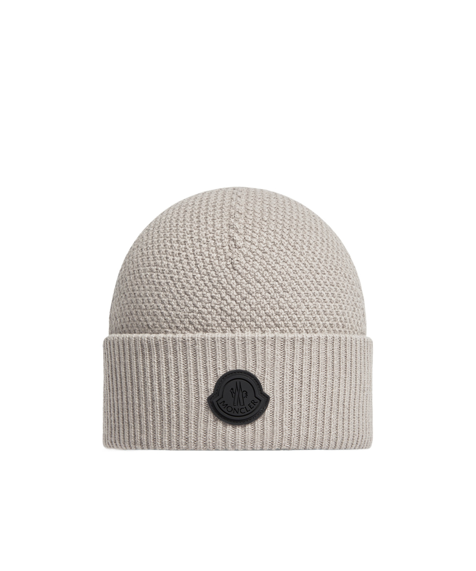 Moncler Wool Cap In Gray