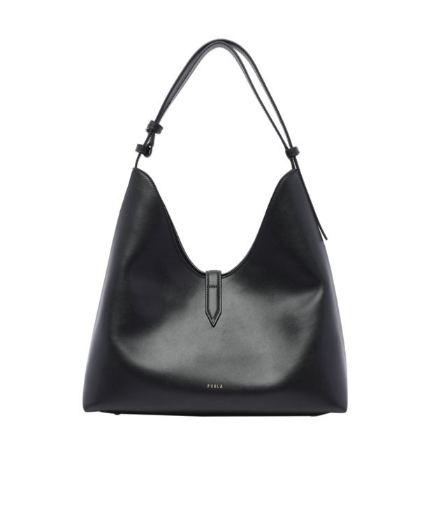 Furla Small Goccia Shoulder Bag In Black