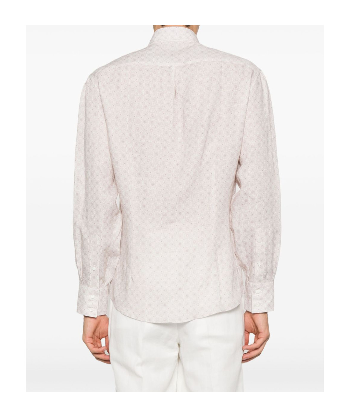 Brunello Cucinelli Long-sleeved Shirt In White