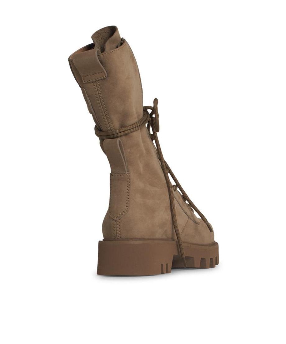 Jw Anderson Round-head Short Boots In Brown