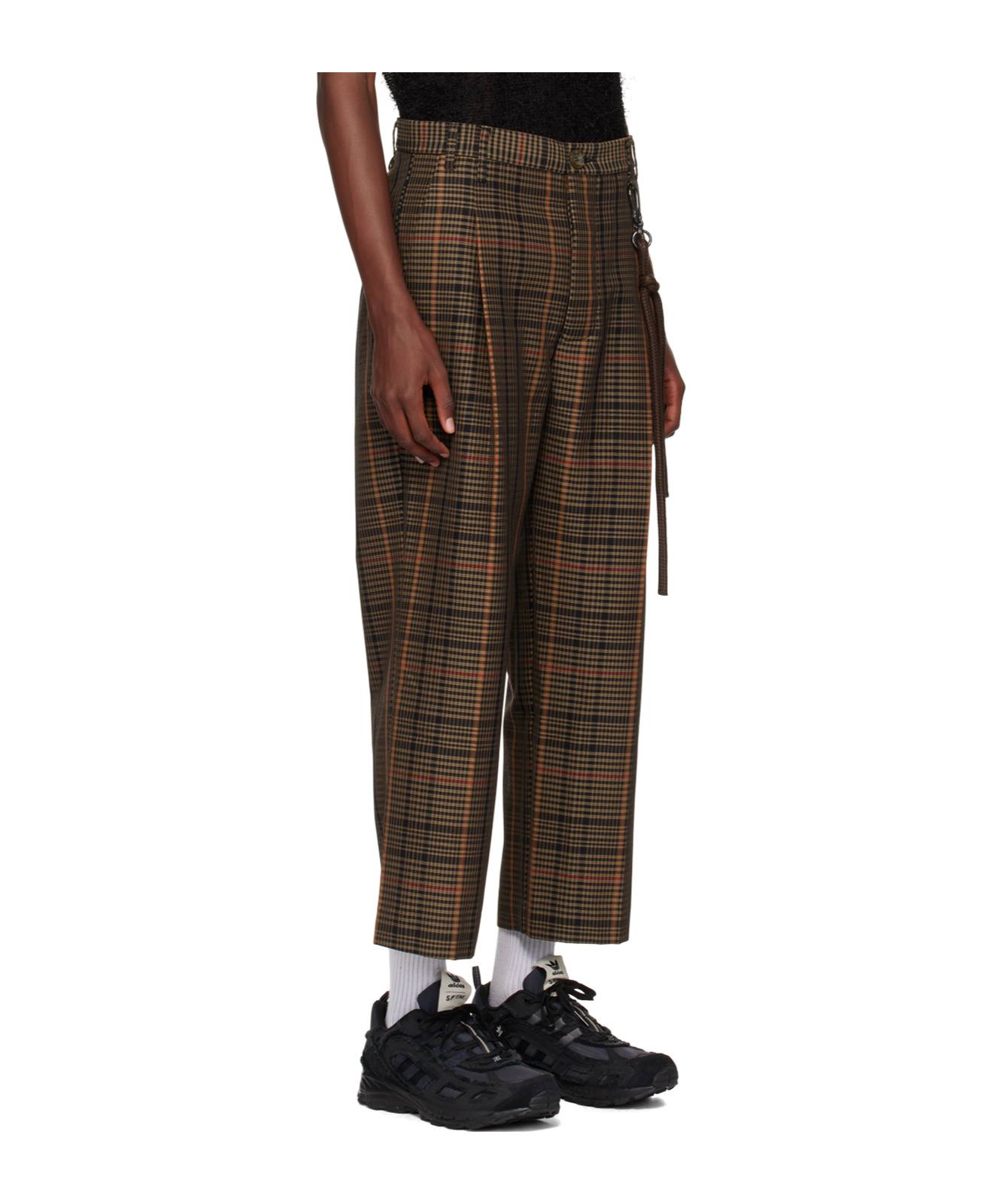 SONG FOR THE MUTE PLAID CASUAL PANTS 