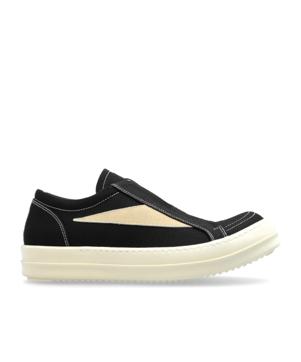 Rick Owens Drkshdw Low-top Slip-on Sneakers In Black