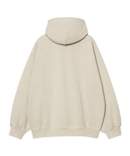 Carhartt Hooded Sweatshirt Featuring Kangaroo Pocket In Neutral