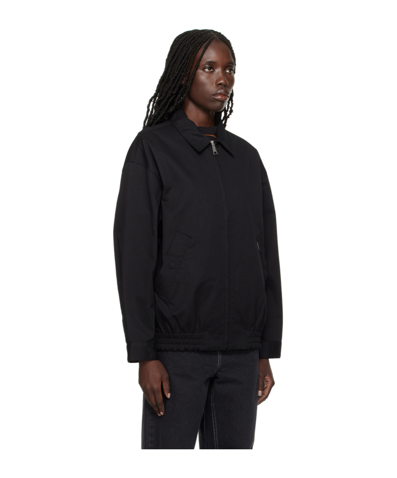 Carhartt Lapel Long-sleeved Casual Jacket In Black