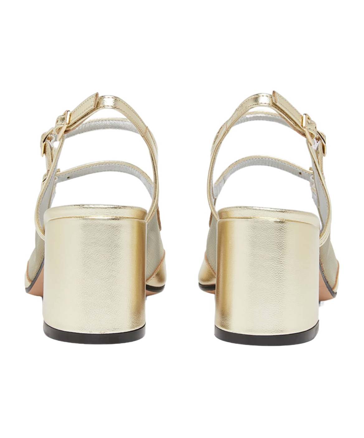 CAREL PARIS BROKEN-HEEL MARY JANE SANDALS 