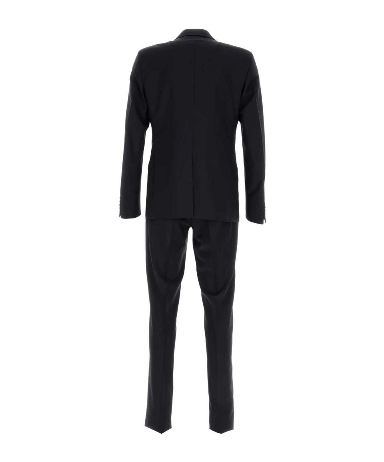 Prada Completo In Misto Lana Nera  Uomo