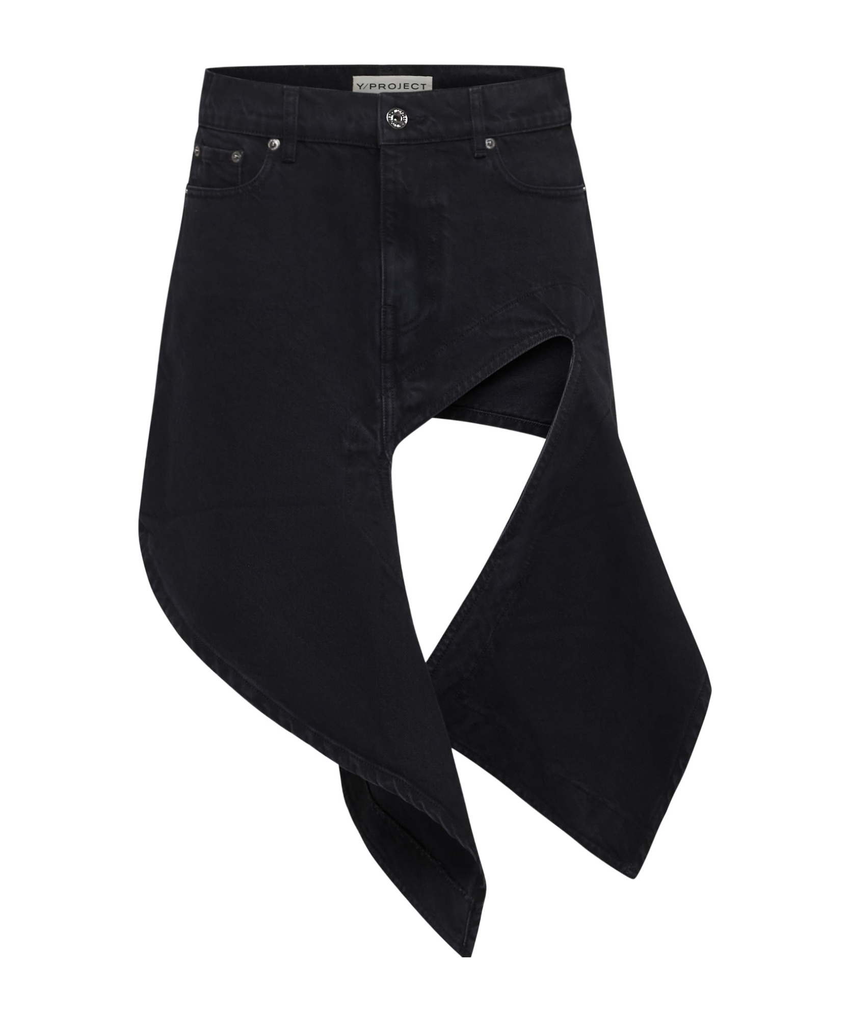 Y/project Y Project Evergreen Cut-out Mini Skirt Women In Black