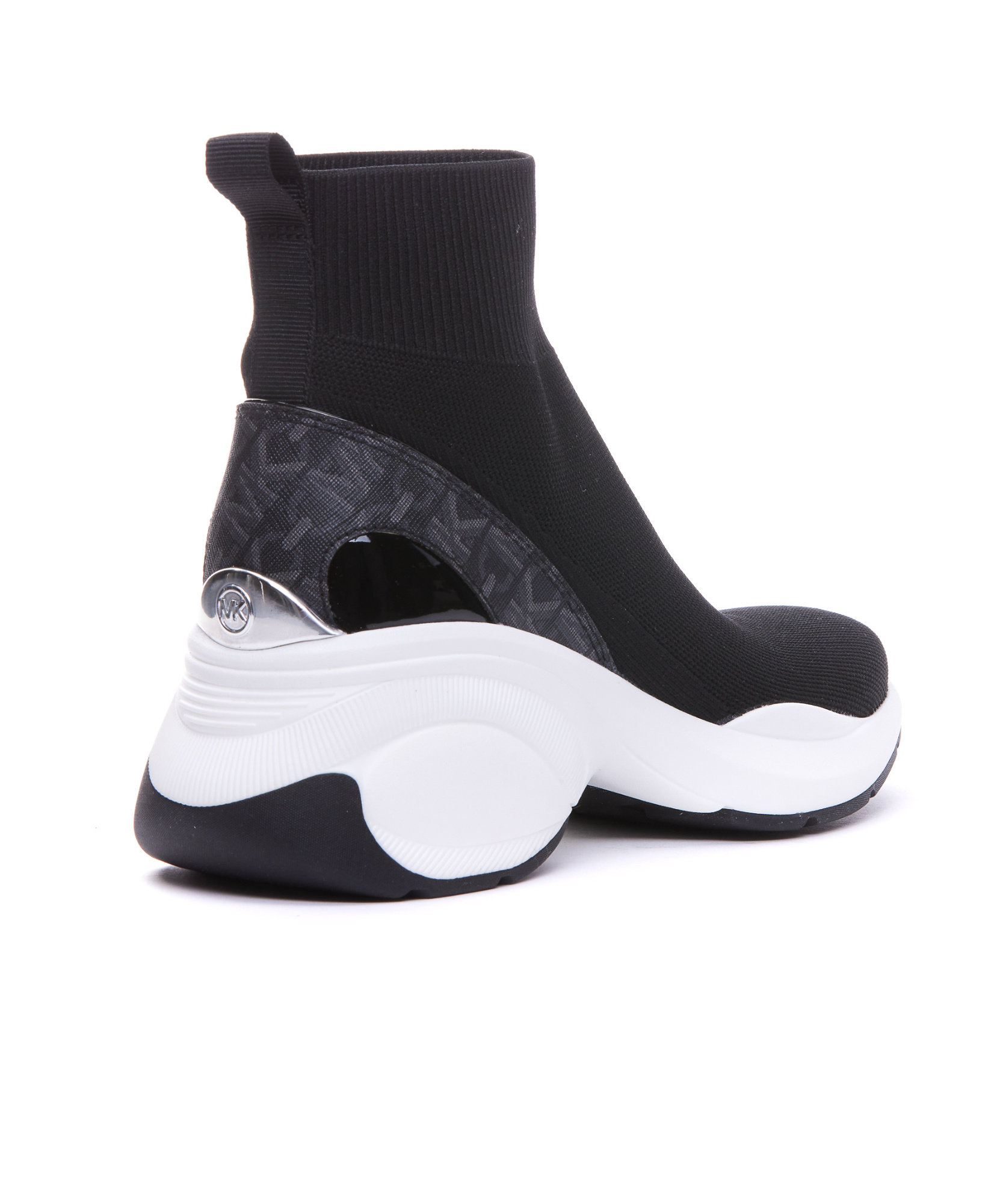 Michael Michael Kors Zumma Sock-style Sneakers In Black