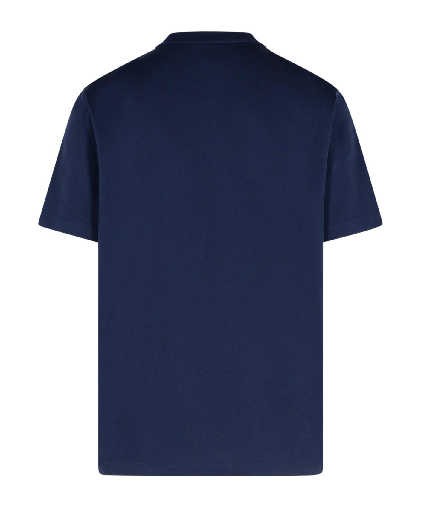 Moncler Short-sleeved T-shirt In Blue
