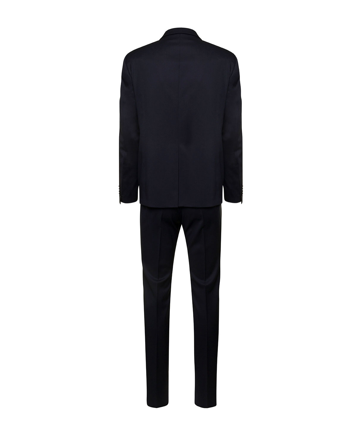 Tagliatore Abito Collo A Scialle Pantalone Ventre Piatto In Black