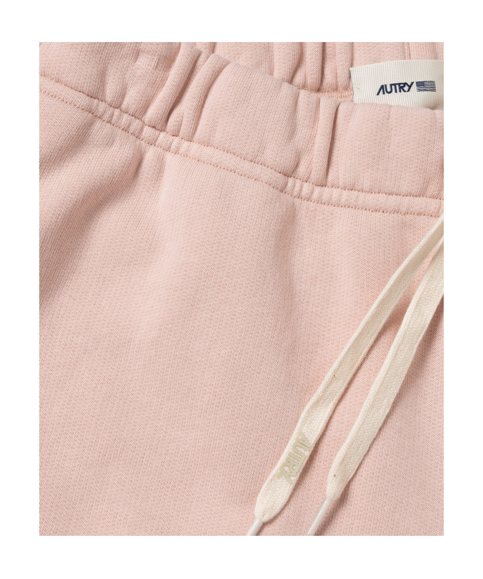 Shop Autry Logo-embroidered Track Pants In Nude