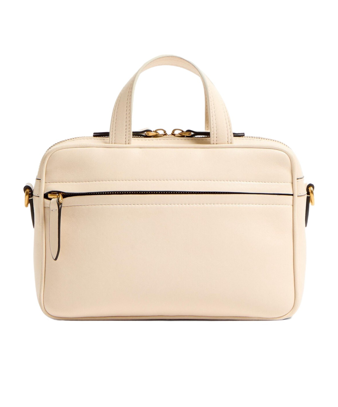 Valentino Viva Superstar Small Two-tone Leather Shoulder Bag In Nude