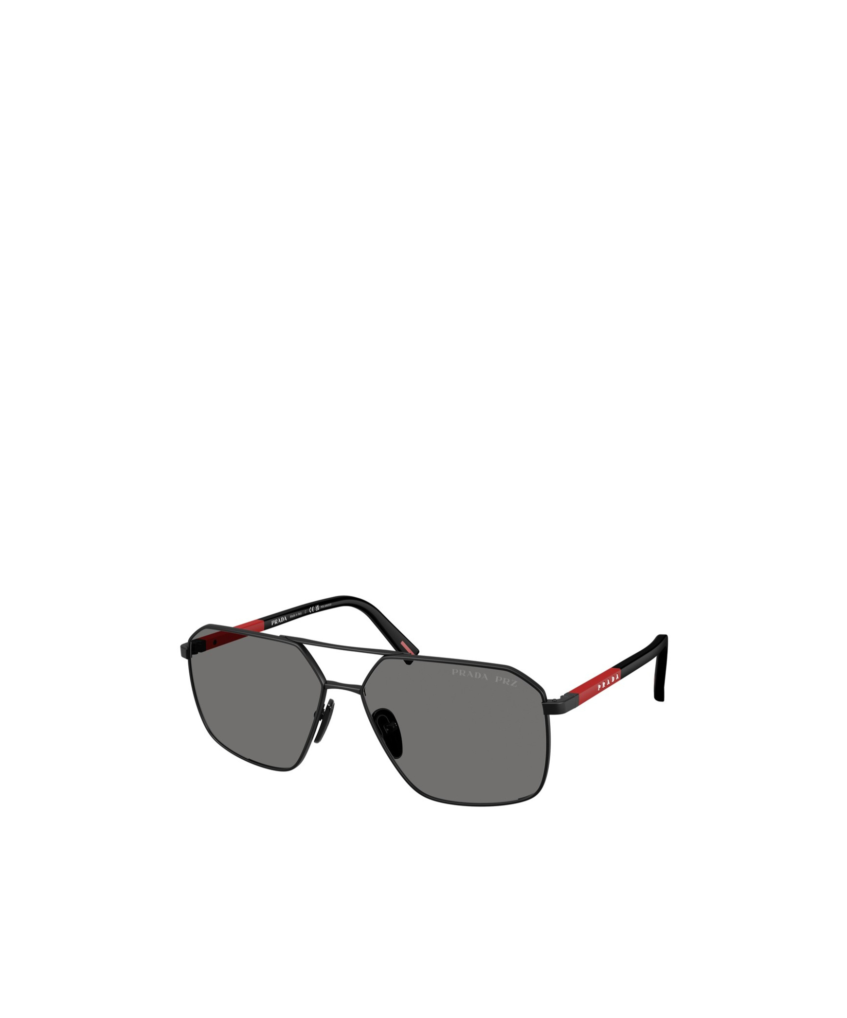 Prada Men's Polarized Sunglasses Ps A50s In Matte Black