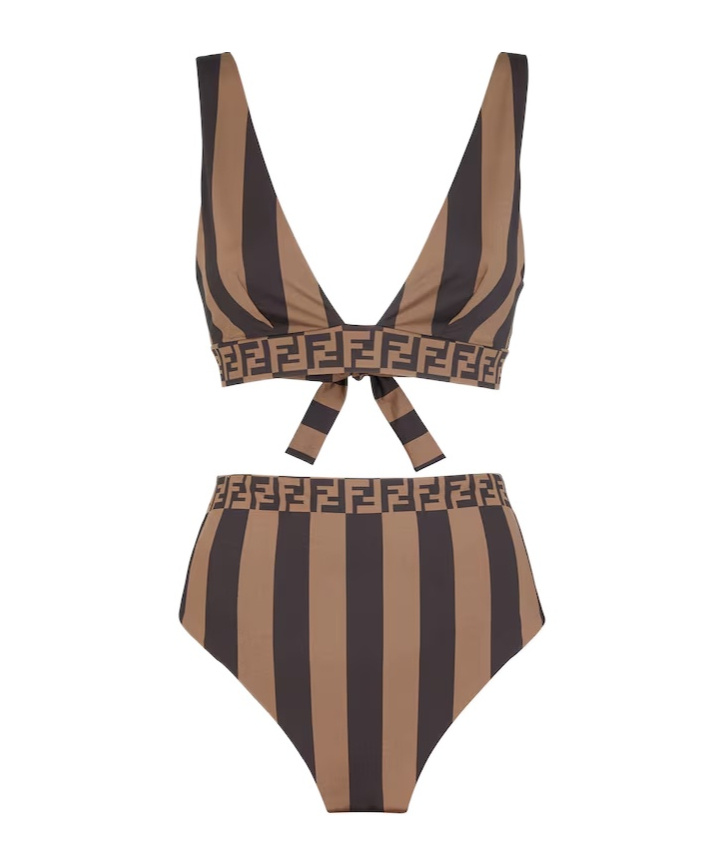Fendi Bikini In Brown