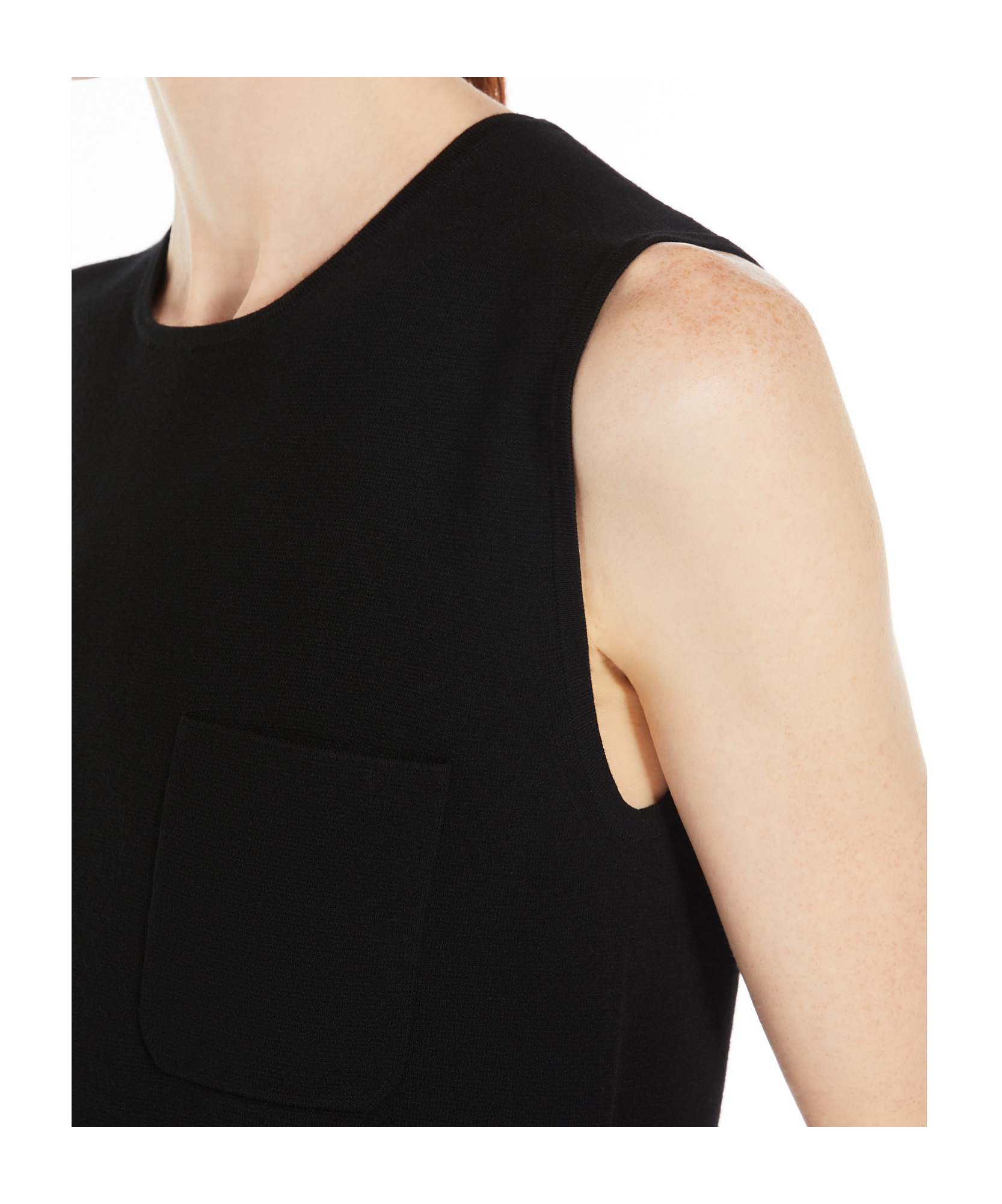 Max Mara Studio Dress Woman Black In Black