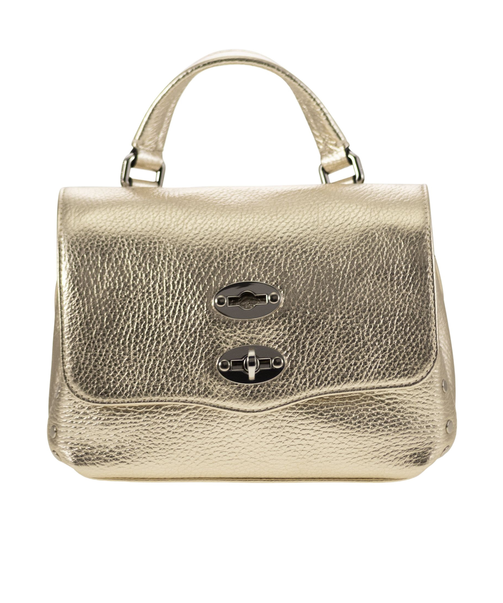 Shop Zanellato Flip Shoulder Bag In Nude