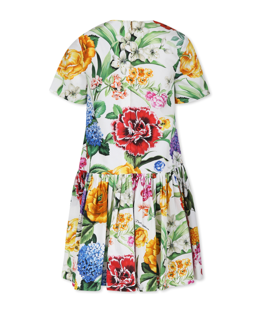 Dolce & Gabbana Floral Pattern Dress In Multicolor