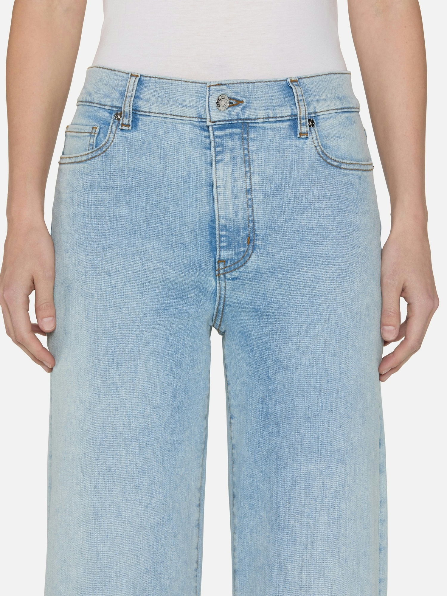 Frame Le Slim Palazzo High-rise Wide-leg Jeans In Blue