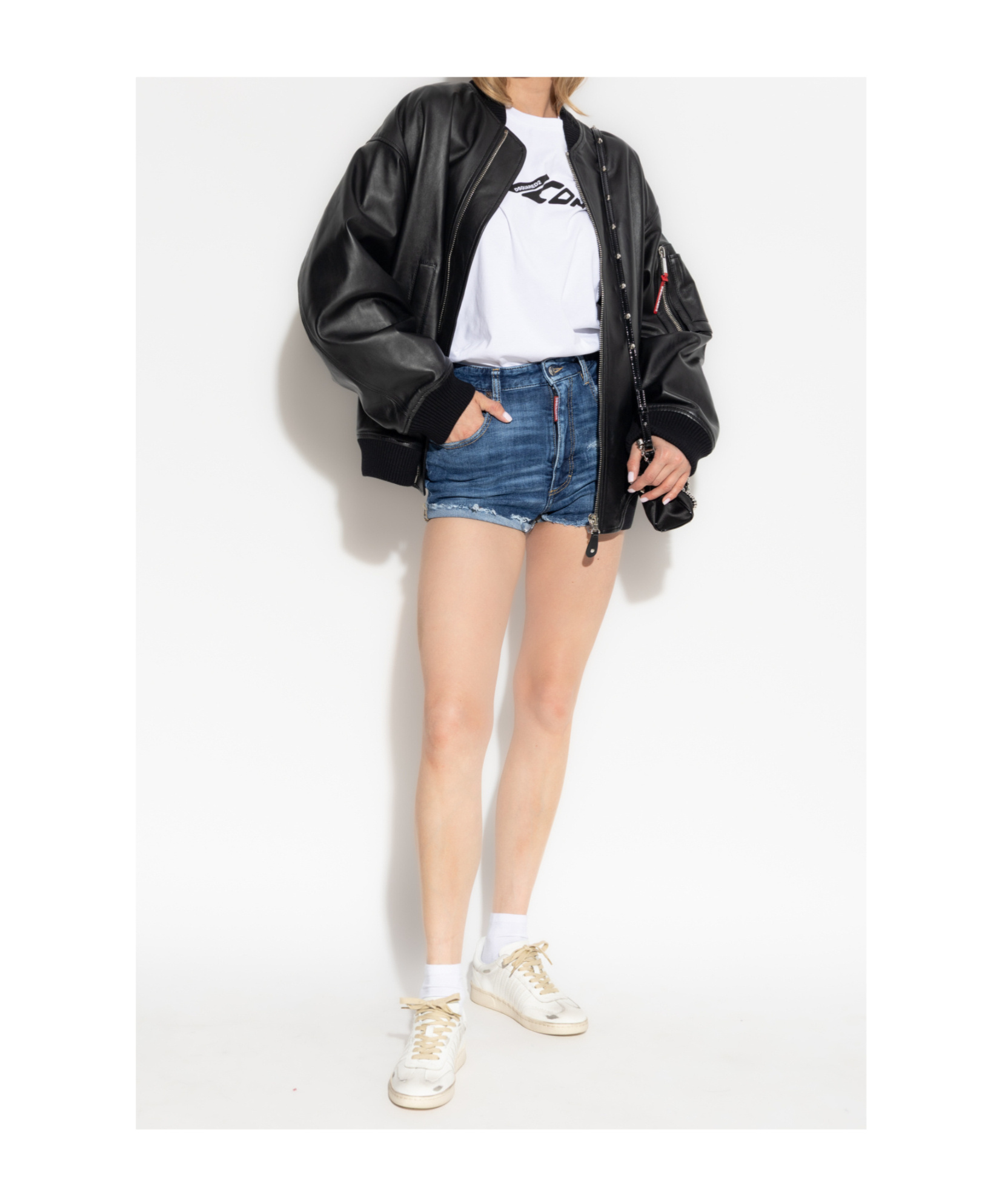 Dsquared2 Signature Icon Cropped T-shirt