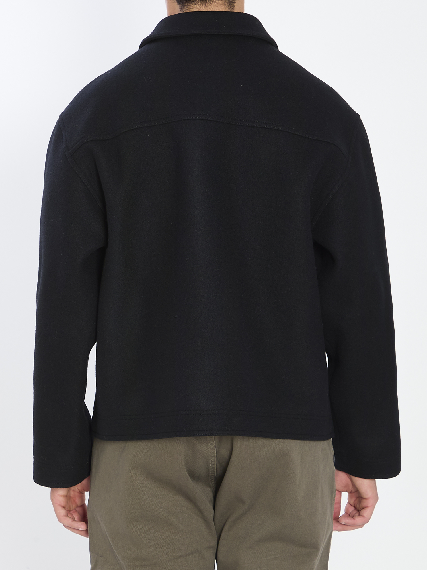 Celine Long-sleeved Jacket In Black