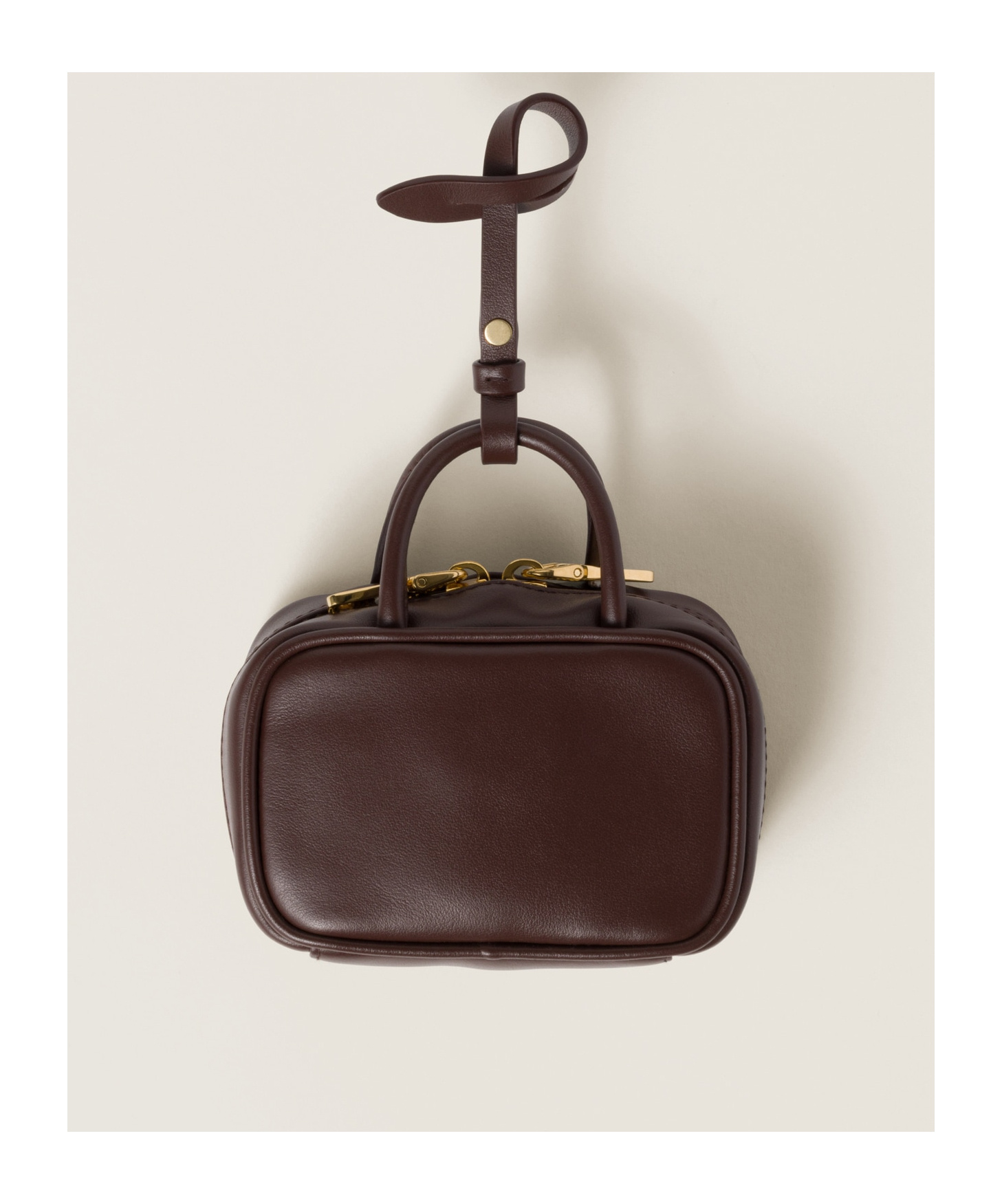Miu Miu Miniature Bag Pendant In Multicolor