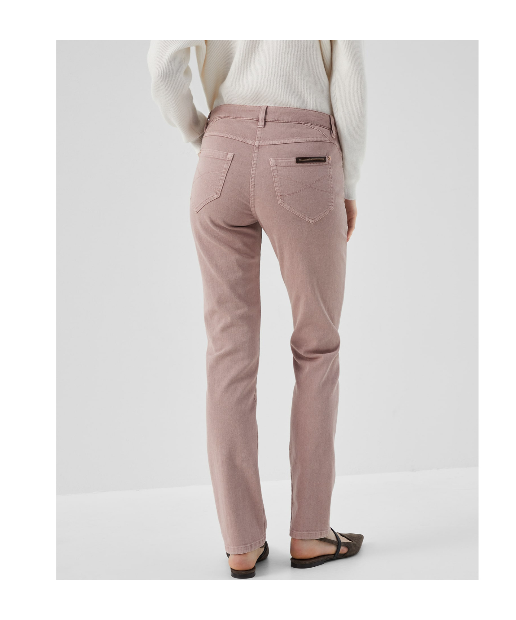 Brunello Cucinelli Belt Loops Slacks In Gray