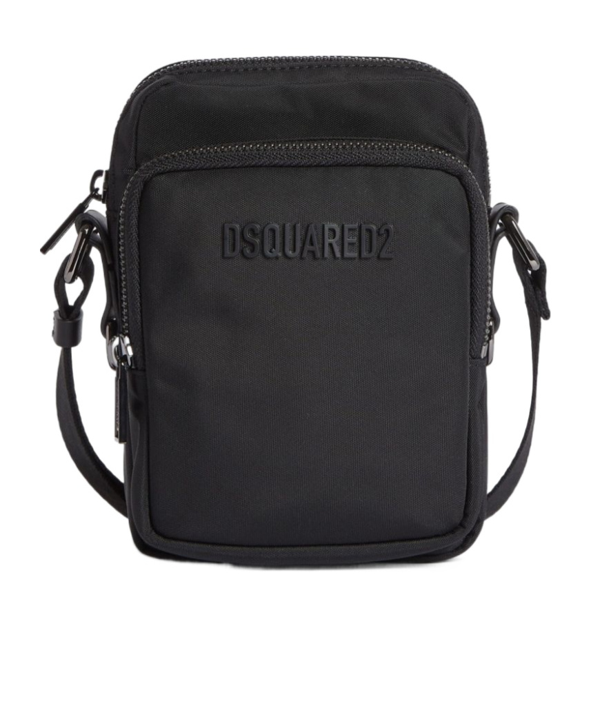 Dsquared2 Logo Shoulder Bag In Black