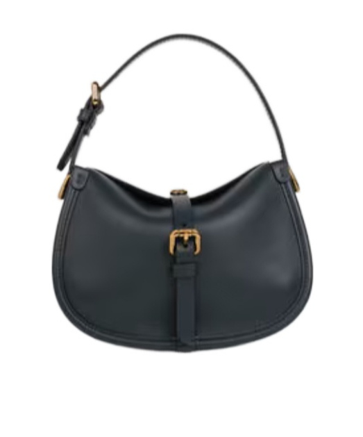 Etro Small Pony Buckled Shoulder Bag In Blue