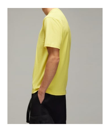 Y-3 Regular Short Sleeve Tee In Yellow