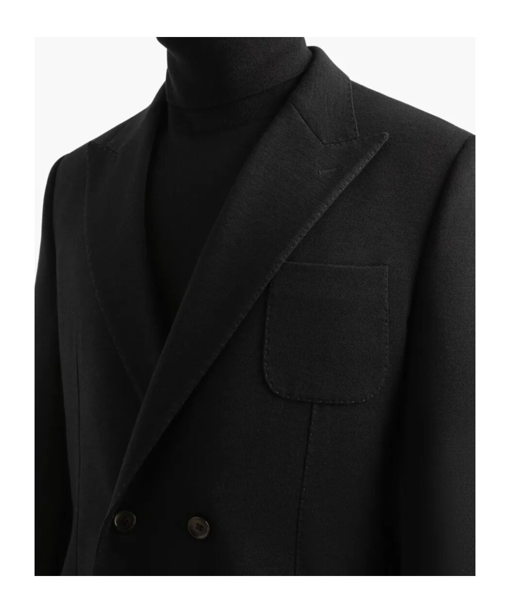 Dolce & Gabbana Double-breasted Wool Blazer Clothing In Black