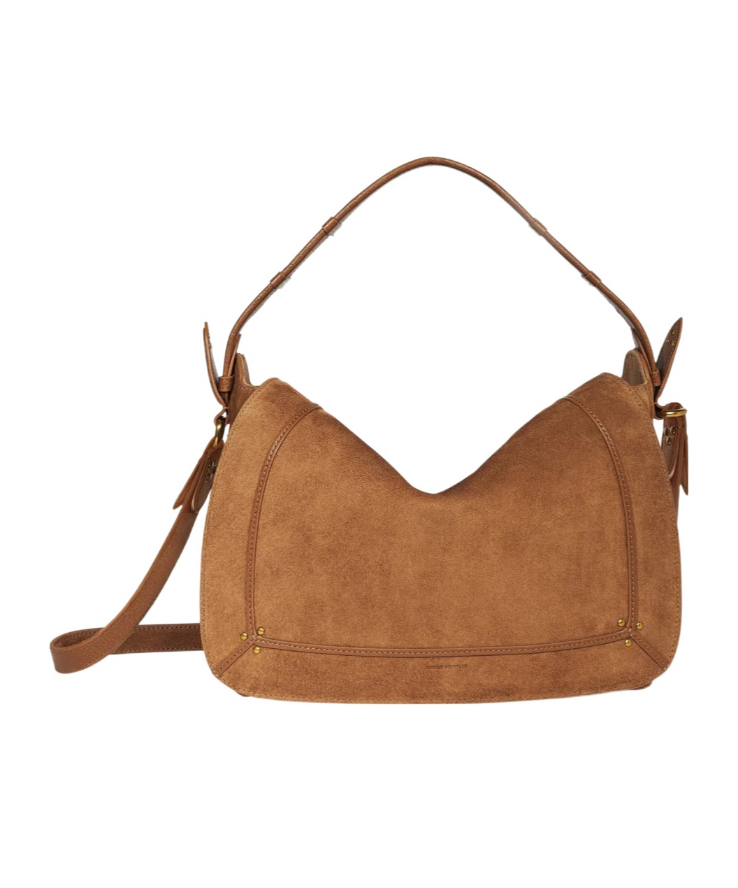 Jérôme Dreyfuss Jerome Dreyfuss Pepito Large Suede Bag In Brown