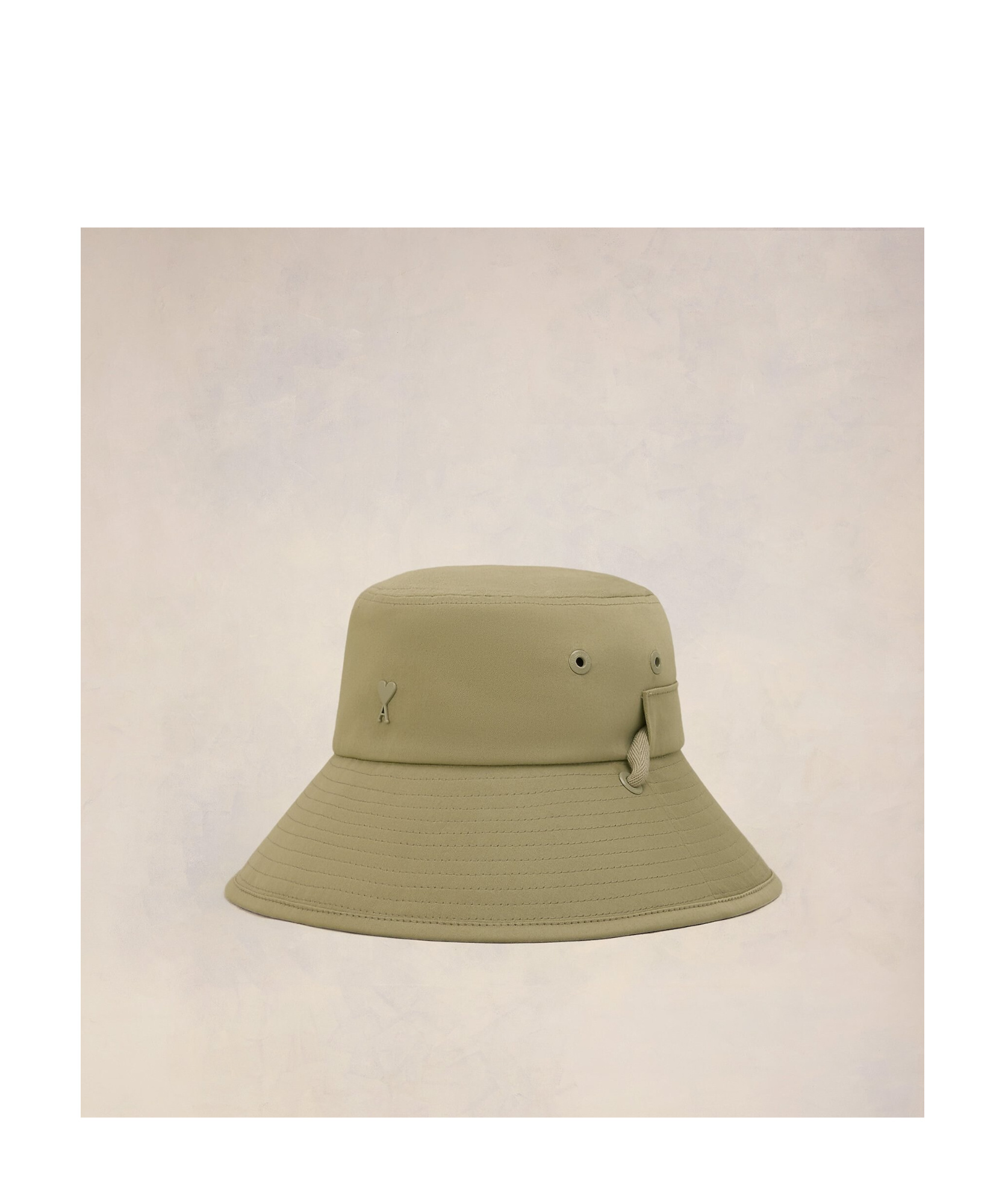 Ami Alexandre Mattiussi Logo With Rope Fisherman's Hat In Brown